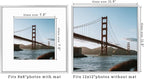 Frametory, 12x12 Metal Picture Frame with Mat for 8x8 Picture & Real Glass, Aluminum Photo Frame Collection (Silver, 2 Pack)