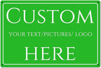 Custom Sign, Custom Delivery，Aluminum Weatherproof Metal Sign Multiple Sizes, Courier delivery, safety warning, Business, Workplace, office, Home, Delivery Signs(14 * 10Inch)