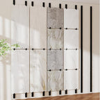 Tile Display Rack, Wall Mounted Tile Sample Display Rack for Retail Stores, Multi Layer Ceramic Sample Storage Organizer, Tile Display Stand for Vendor Commercial Exhibition Display