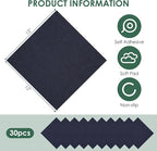 30 Pack Carpet Tile - 12” X 12” Self Adhesive Carpet Floor Tiles Anti-Slip Squares Peel and Stick Floor Tilel DIY Installation for Bedroom (Blue)