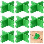 8 Pcs Deck Spacer Tool, Green Deck Board Spacers with 4 Thicknesses 1/16", 1/8", 3/16", 1/4", Deck Spacers Jig Clamp for Pressure Treated Composite Decking Boards