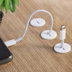 8 Pack Cable Cord Grommet 3/4 Inch Flexible Wire Rubber Grommets for Desk and Other Furniture Wall Hole Cover Cable Management Wire Organizer Cable Pass Through, White Color