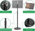 GUOHONG Heavy Duty Sign Stand Adjustable 8.5 x 11 Inch Sign Holder Aluminum Snap Open Frame Floor Poster Stand Vertical Horizontal Black
