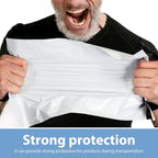 Metronic Poly Mailers 14.5x19 500 Pcs Large Shipping Bags for Clothing Mailing Bags with Strong Self-sealing Adhesive Waterproof and Tear-Proof Shipping Bags in White