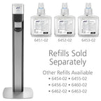 PURELL MESSENGER Floor Stand with ES6 Automatic Dispenser, Graphite (Pack of 1) - 7316-DS-SLV