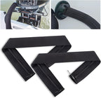 2PCS 48-Inch Trolling Motor Cable Sleeve,Zippered Rigging Sleeve,Made of Neoprene Thick Trolling Motor Sleeve,Great for Cover Wire and Extension Cords, Organized Cable Management (Black)