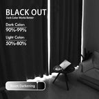 JIUZHEN 80 Inch Length Door Curtains for Doorway, Thermal Insulated Room Darkening Curtains with Tiebacks, Rod Pocket Curtain for Bedroom Living Room Door, 2 Panels, 42" x 80", Greyish White