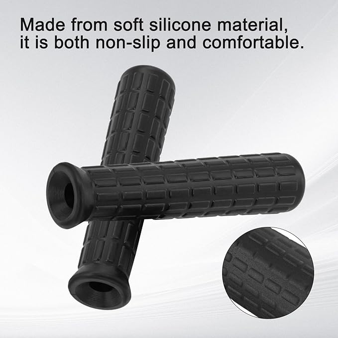 Rubber Handles for Wheelbarrow, 8-42mm Inner Diameter Wheelbarrow Handles Fit Most Wheelbarrows, Wheelbarrow Handle Grips Replacement (114mm x 10mm)
