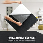 VEVOR 24 x 24 Peel and Stick Carpet Tiles Squares with Self Adhesive & Soft Padded for Indoor Outdoor Kitchen Living Room Bedrooms - Pack of 15/60 sq ft