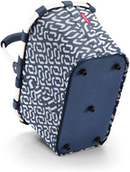 reisenthel carrybag signature navy- Sturdy shopping basket with plenty of storage space and practical inner pocket - Elegant and water-repellent design