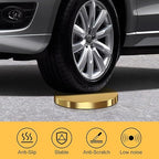 kaiyomi 8Pcs Stanchions with Red Velvet Ropes Set, 5 Feet Velvet Ropes and Posts Poles for Red Carpet Party Decoration and 360° Photo Booth (Golden)