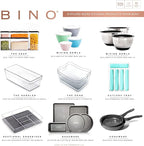 BINO | Stackable Storage Drawers, Small - Clear | THE CRATE COLLECTION | Storage Bins With Drawers | Bathroom Organizers | Under Sink Organizer | Vanity Cabinet Home Organization