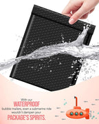GSSUSA Black Bubble Mailers 8.5X12 Inches 240 Pack, Padded Poly Bubble Mailer, Large padded Envelopes Strong Adhesion Bubble Envelopes,Self-Seal Mailing Envelopes for Small Business,Package Supplies
