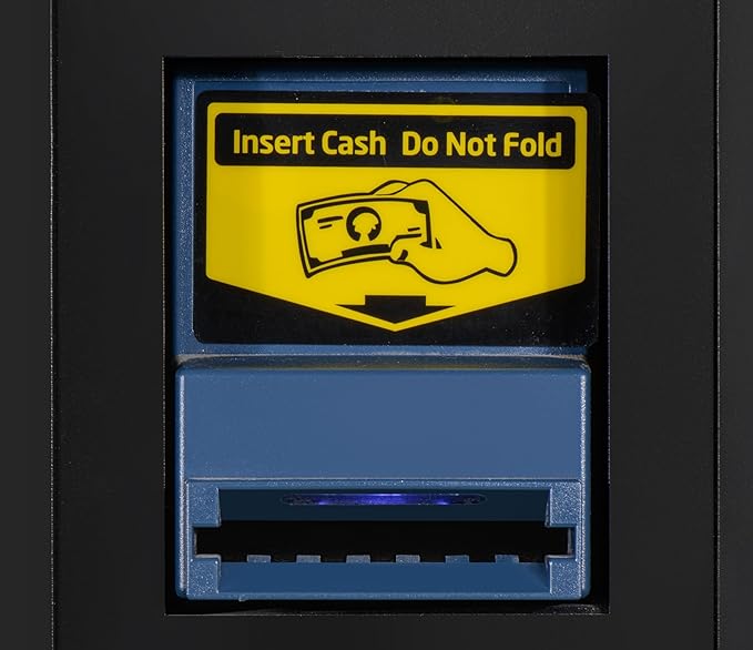 KoolMore Refrigerated Snack Vending Machine with 60 Slots and Bill Acceptor in Black (KM-VMR-40-B)