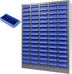 75 Drawers Alloy Steel Nut and Bolt Organizer, Parts Cabinet with Adjustable Shelves and Label Stickers, Bolt Organizer for Nuts Bolts Parts Screws Small Items