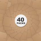 CRUGLA 40 Packs Shipping Boxes 8x6x4, Cardboard Boxes for Small Business, Corrugated Mailing Box Bulk for Packaging
