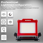 4000LM 25W Cordless Work Light, Compatible with Milwaukee,Dewalt and Makita 18-21V Power Battery, Magnetic Base, Portable Flood Light