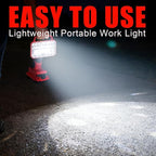 Cordless LED Work Light for Craftsman 20V Battery, 2000LM Portable Handheld Flashlights Tool with USB Port and 3 Brightness Modes for Camping, Fishing, Job Site, Indoor & Outdoor Use