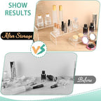 3 Pcs Large Acrylic Display Risers, 12" Large Risers Display Stands, 0.19" Thick Clear Risers Display Stands, Clear Rectangular Display Shelf for Showcase, Collectibles, Cupcake, Dessert