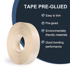 PATIKIL Maple Edge Banding, 1 1/2 Inch x 49.2 ft Wood Veneer Tape Pre-glued Flexible Plywood Edge Banding with Hot Melt Adhesive for Furniture Restoration
