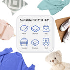 Fuxury 25 Pcs Poly Mailers 17.7 x 22", XL Shipping Bags for Clothing, Strong Adhesive Shipping Mailing Envelopes,Large Self-Sealing Polymailer for Small Business White #10