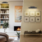 24in Modern Bronze Picture Lights for Wall, 4-Light Black Picture Light, Indoor Artwork Lighting, Accent Light for Living Room, Bookcase, Library Display (Includes Bulbs)