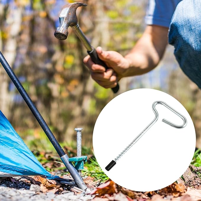 Ice Fishing Shelter Anchors Universals Tool Drill Adapter for Night Fishing Camping Enduring Portable Ice Shelter Stake Nails