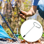 Ice Fishing Shelter Anchors Universals Tool Drill Adapter for Night Fishing Camping Enduring Portable Ice Shelter Stake Nails
