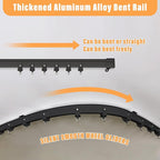 Room Divider Curtain with Flexible Ceiling Track Set.(Light Grey W100 x H96 1 Panel)