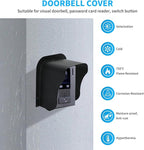 Doorbell Rain Cover,Waterproof Ring Doorbell Cover,Ring Doorbell Anti-Glare Cover，Access Control System Cover,suitable for Access Control keypad，fingerprint lock，outdoor keypad，etc