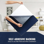 VEVOR 24 x 24 Peel and Stick Carpet Tiles Squares with Self Adhesive & Soft Padded for Indoor Outdoor Kitchen Living Room Bedrooms - Pack of 15/60 sq ft
