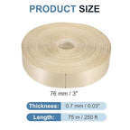 PATIKIL Birch Edge Banding, 3 Inch x 250 ft Wood Veneer Tape Pre-glued Flexible Plywood Edge Banding with Hot Melt Adhesive for Furniture Restoration