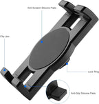Foldable Wall Mount iPad Holder Tablet Mount Stand,360° Adjustable Tablet Holder,2-Stage Extendable Articulating Aluminum Alloy Arm,Compatible with 4.7~12.9" iPad/Nexus/e-Reader/Switch/iPhone