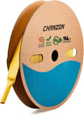Chanzon 2:1 Ratio - 80Ft Roll - 25/32" (20mm) Heat Shrink Tubing 2:1(25M Total Length) Yellow Polyolefin Sleeving Wrap Shrinking 2 to 1 1pcs