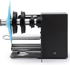 U.S. Solid Automatic Label Dispenser for Long Rolls and Fanfold Labels - Transparent and Opaque - Adjustable Speed - Core Sizes 1", 1.5", 3" - Width 0.2-4.7 in - Max. Roll 11 in