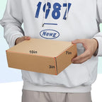 MEBRUDY 10x7x3 Inches Shipping Boxes Pack of 25, Corrugated Cardboard Box for Mailing Packing Literature Mailer