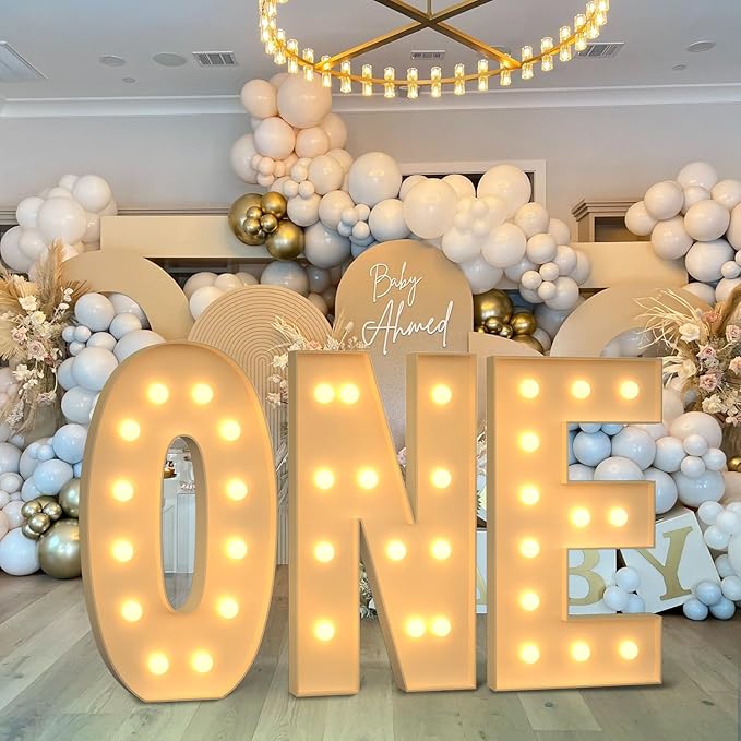 Marquee Letters 4 Feet Tall, 4FT Large Light up Letters C, Big Sign C with Warm White Light for Birthday HOCO Wedding Proposal Engagement Graduation Party Backdrop Decorations