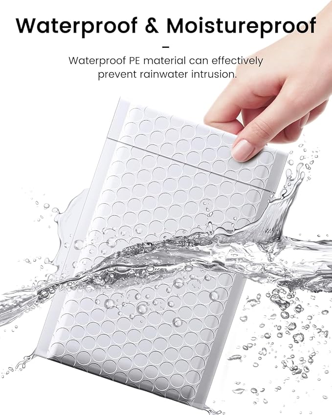 GSSUSA White Bubble Mailers 4x8 Inches 19200 Pack, Usable Size 4X7" Bubble Envelopes for Small Business, 1Pallet Padded Envelope, Shipping Mailers, Packaging Bags, Mailing Envelopes, Shipping Supplies