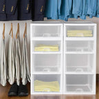STERILITE 23018006 16 Quart Stacking Drawer, Clear (Pack of 1)