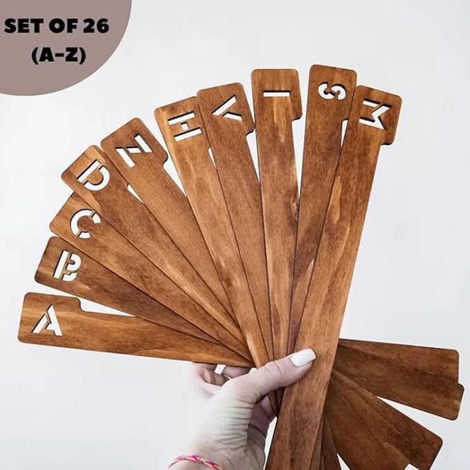 Vinyl Record Dividers, Alphabetical Vinyl Record Storage Dividers A-Z, 26 Record Rack Organization Guides, Album Box Collection Bins for Music Lovers