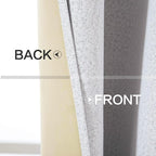 MIULEE Linen Blackout Curtains for Bedroom Solid 100% Blackout Thermal Insulated Grayish White Curtains Grommet Room Darkening Curtains/Drapes for Living Room 42x84 Inch (2 Panels)