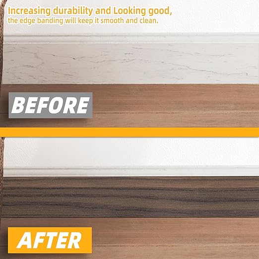 GSCIT Club Wood Grain Repair Tape, 2.4 inch X 100ft Self Adhesive Walnut Grain Repair Patch for Tables, Chairs, Baseboards, Doors, Windows, Floors, Handicraft DIY.