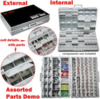 AideTek BOXALL96 96 Lids Enclosure SMD SMT Parts Organizer Surface Mount Box Labels