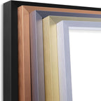 Frametory, 11x14 Metal Picture Frame with Mat for 8x10 Picture & Real Glass, Aluminum Photo Frame Collection (Dark Gray, 1 Pack)