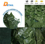 TANG 58"x117" Faux Ivy Privacy Fence Screen Roll- 4Pcs Artificial Leaf Fences Greenery with 130 GSM Mesh Panel,Outdoor Green Wall Chain Link Fence Covering for Balcony Backyard Patio, Ivy