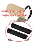 2 Pack 10.82×5.51in Armrest Handle Cover,Universal Handle Sleeve Cover Replacement Pushchair Handle Cover Accessory Elastic Dust Proof Protector Sleeve for Pushchair Pram(Black)