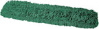 Commercial Dust Mop Replacement Head – 36 x 5 in. Cotton Nylon Reusable Mop Head – Industrial Dust Mop Refill for Floor Cleaning & Janitorial Supplies, Green