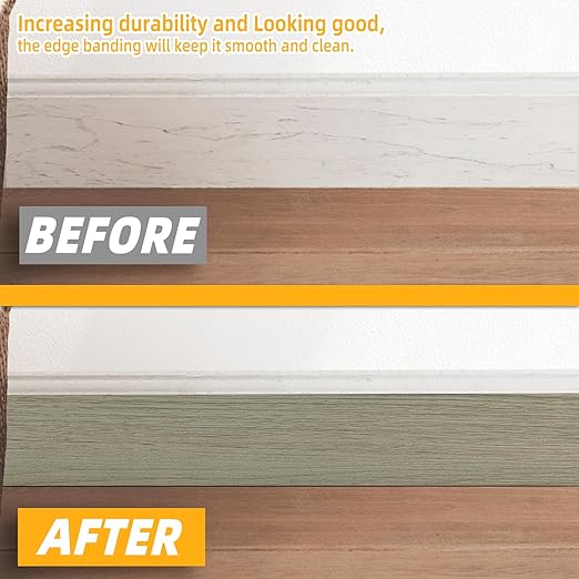 GSCIT Club Wood Grain Repair Tape, 2.3 inch X 25ft Self Adhesive Silver Walnut Grain Repair Patch for Tables, Chairs, Baseboards, Doors, Windows, Floors, Handicraft DIY.