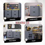 Metal Tool Chest, Garage Storage Cabinet on Wheels, Upgraded Deep Rolling Tool Chest Drawer Organizer, Portable Steel Tool Box, Tool Cabinet Storage for Garage, Warehouse, Workshop