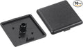 uxcell 10Pcs Extruded End Cap Nylon, 40x40mm T-Slot Aluminum Profile 4040 European Standard End Cap Extrusion Plug for Trolley, Fish Tank Rack, Storage Rack, Black